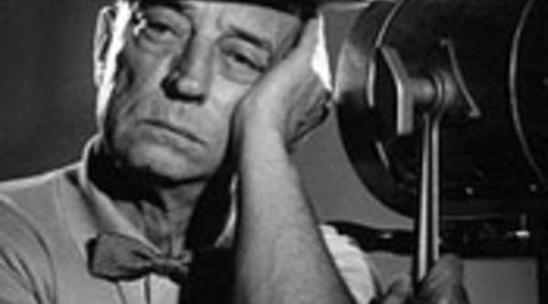 Silent film star Buster Keaton