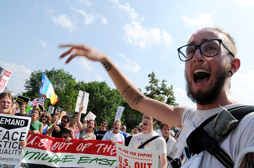 RNC protester