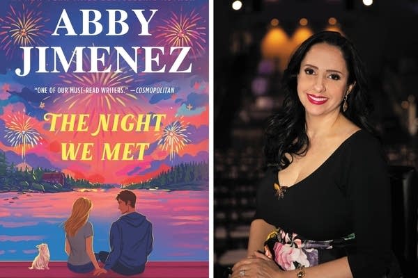 A book cover and an author portrait.