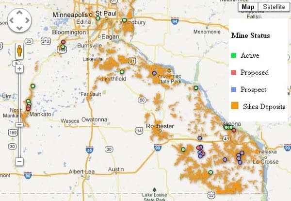 Mapped: More than 20 proposed frac sand facilities