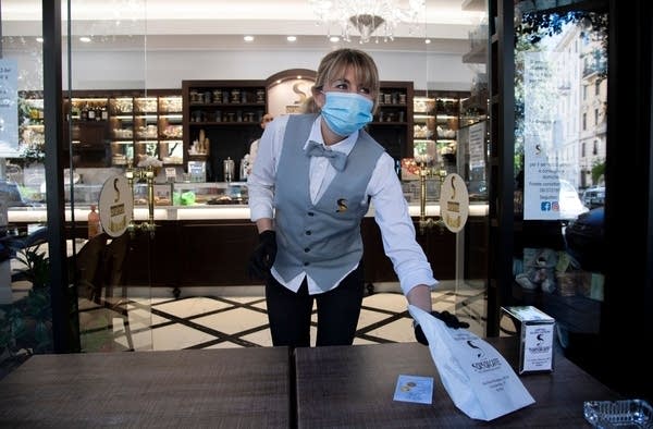 Many Italians are returning to work after two months of lockdown.