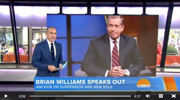 Brian Williams blames his ego