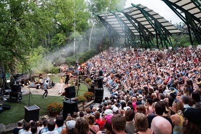 Cloud Cult performing on stage