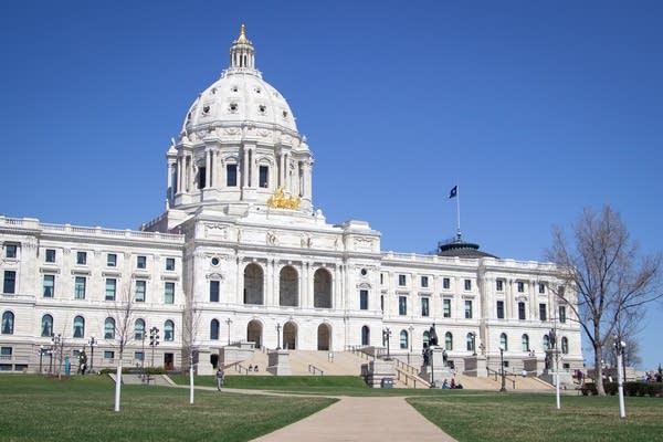 A view of the State Capitol.