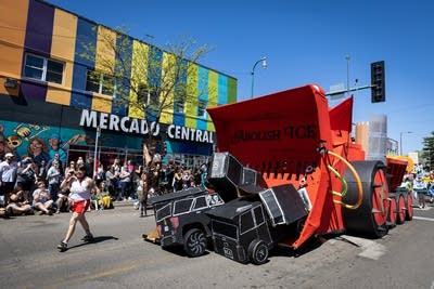 Mayday festival in Minneapolis, usually a celebration of spring, grieves neighbors lost to ICE surge