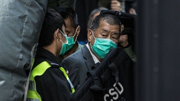 Jimmy Lai seen in February 2021.
