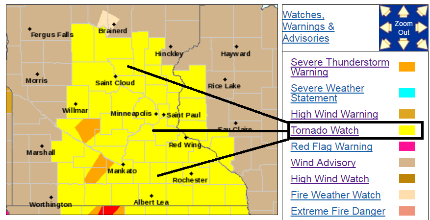 Rare March tornado watch until 10 pm