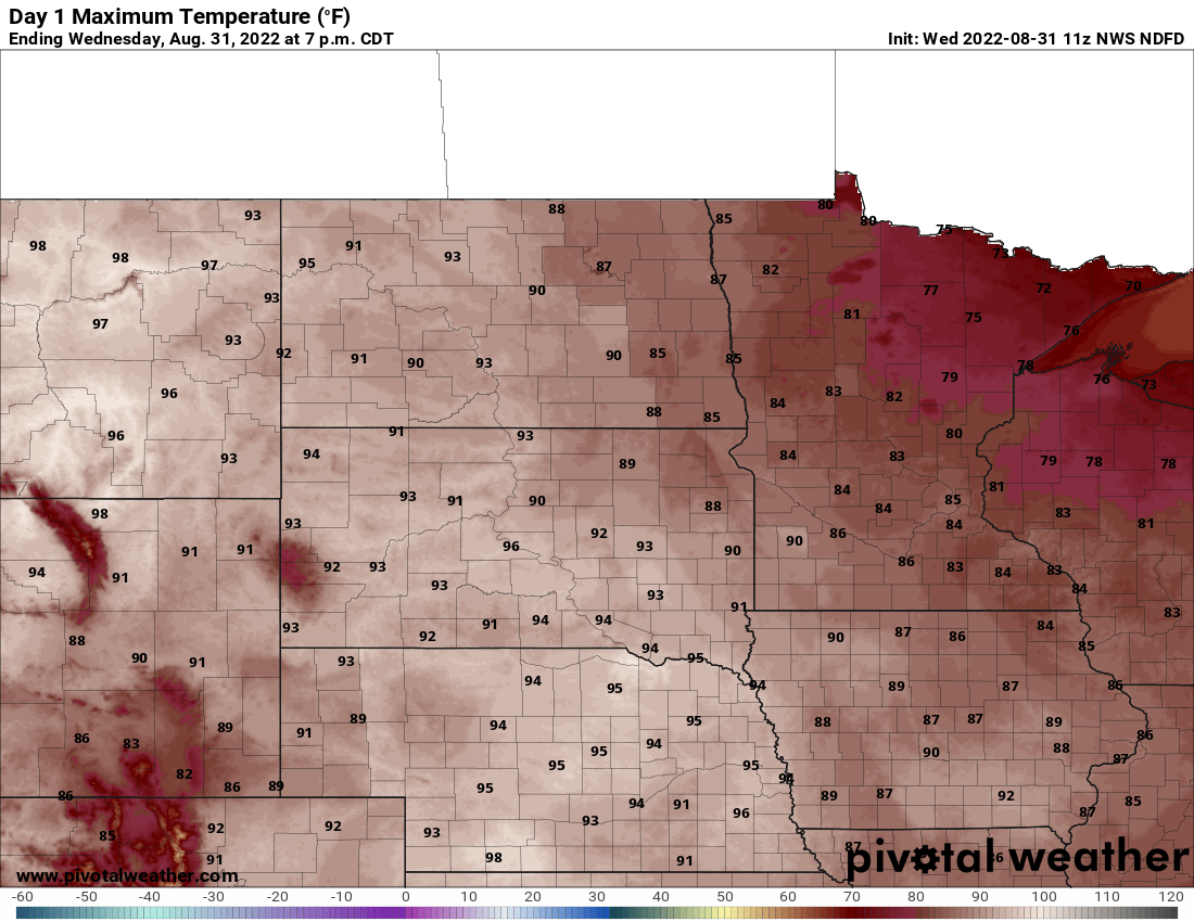 Temps, humidity start to rise Wednesday; weekend looks pleasant