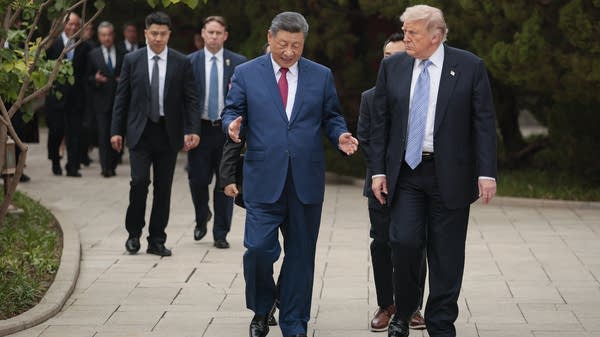 President Trump visited President Xi in China earlier this year.