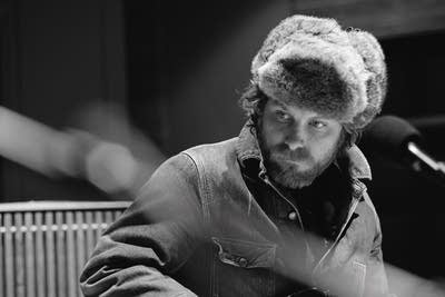 David Huckfelt performs in The Current studio