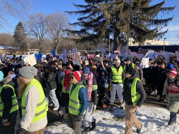 Twin Cities students walk out, decry ICE as surge continues
