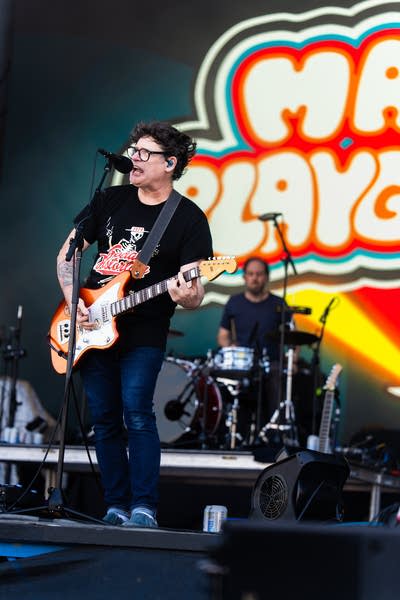 Marcy Playground performing on stage