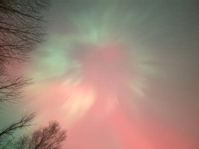 aurora in Grand Rapids, Minn.