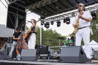 Long Mama at the 2025 Blue Ox festival in Eau Claire, Wisconsin