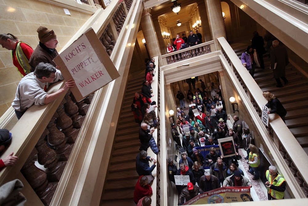 Protests ontinue in Wisconsin