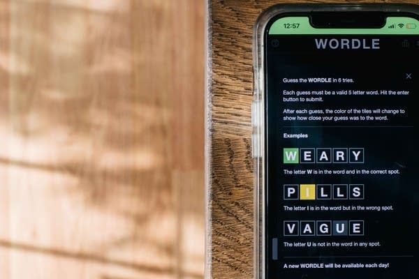 HOUSTON, TEXAS - JANUARY 12: In this photo illustration, the word game Wordle is shown on a mobile phone on January 12, 2022 in Houston, Texas. The online word game Wordle has gone viral after initially gaining momentum in October of 2021. Created by software engineer Josh Wardle, the game now has more than 2.7 million players. (Photo Illustration by Brandon Bell/Getty Images)