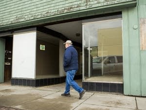Vacant storefront in Virginia
