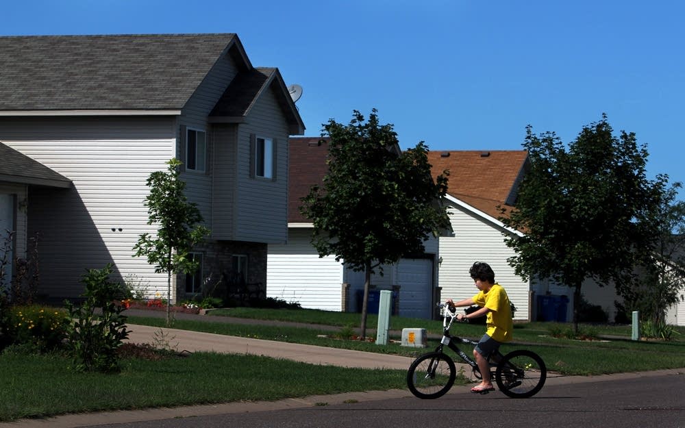 Biking the neighborhood