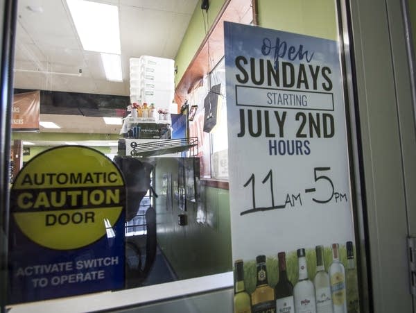 Sunday liquor sales become legal in Minnesota.