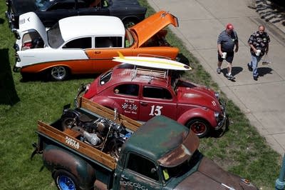 A variety of classic cars