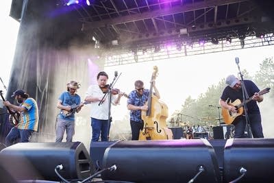 Pert Near Sandstone at the 2025 Blue Ox festival in Eau Claire, Wisconsin