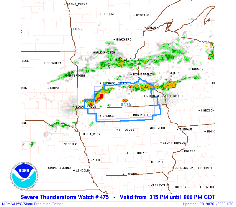 July 1 - svr storm watch