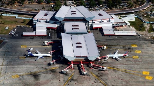 An aerial view of the Jose Marti International Airport in Havana.
