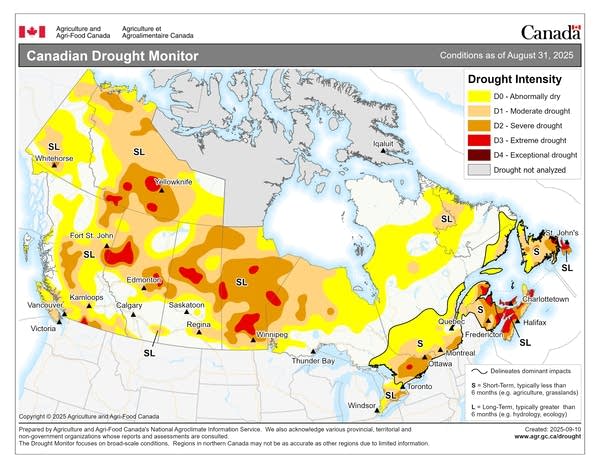 canada drought