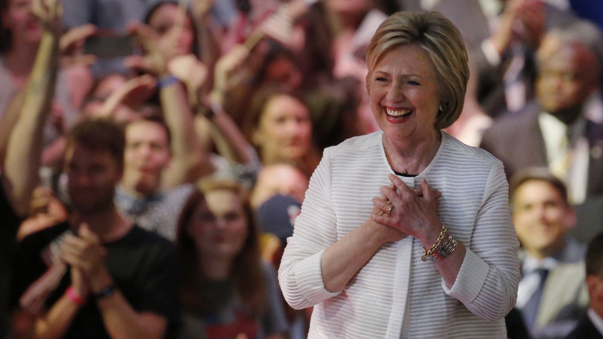 Clinton seizes historic primary win | MPR News