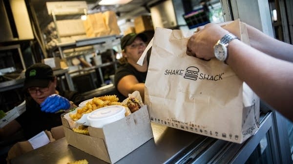 A view of Shake Shack's Madison Square Park location.
