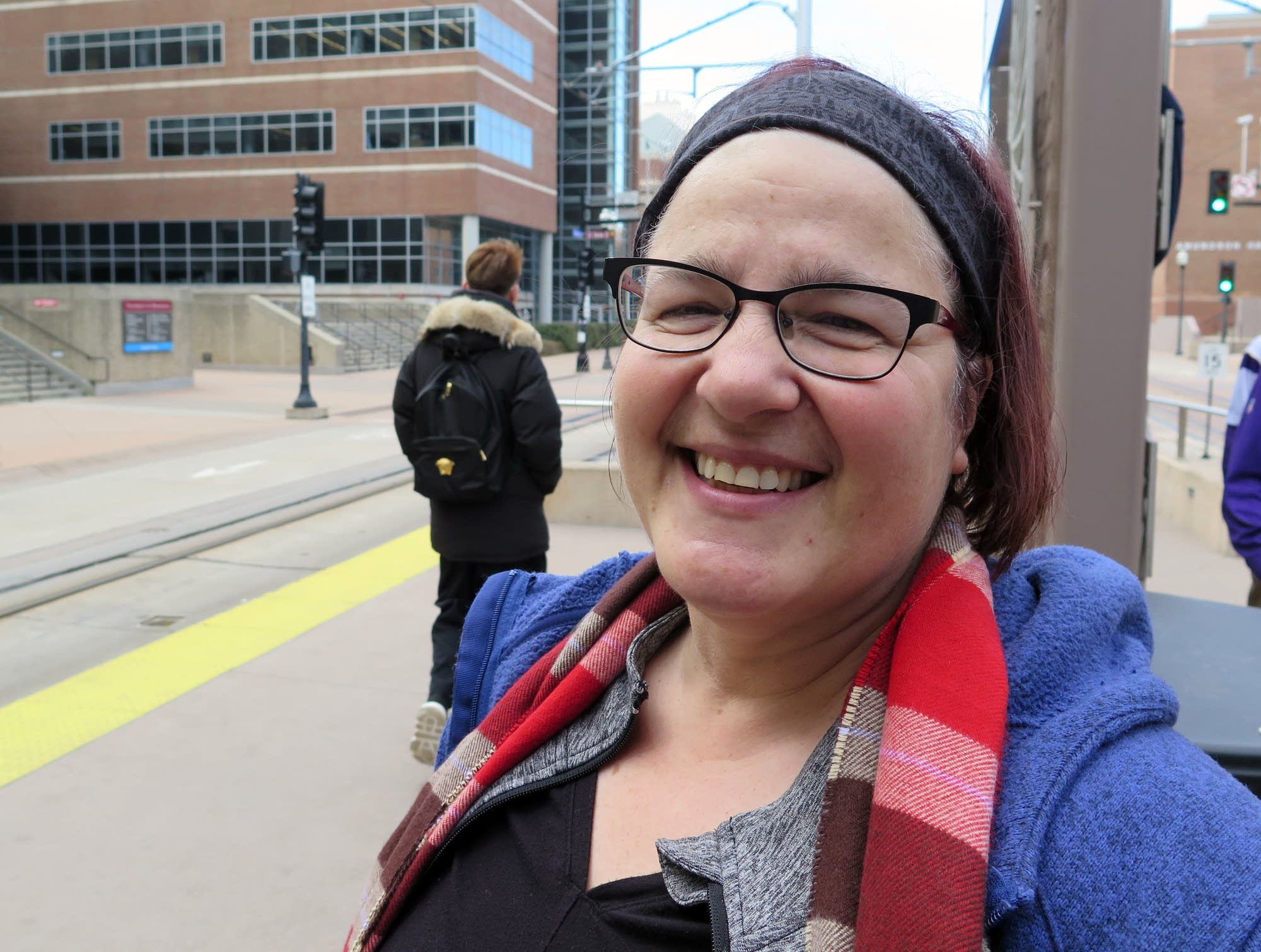 Therese Chlebeck, 54, said she voted for Franken twice.