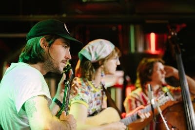 Palmyra performing on stage