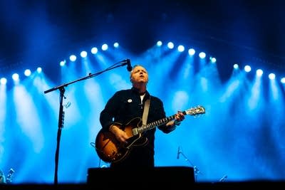 Jason Isbell and the 400 unit performing on stage