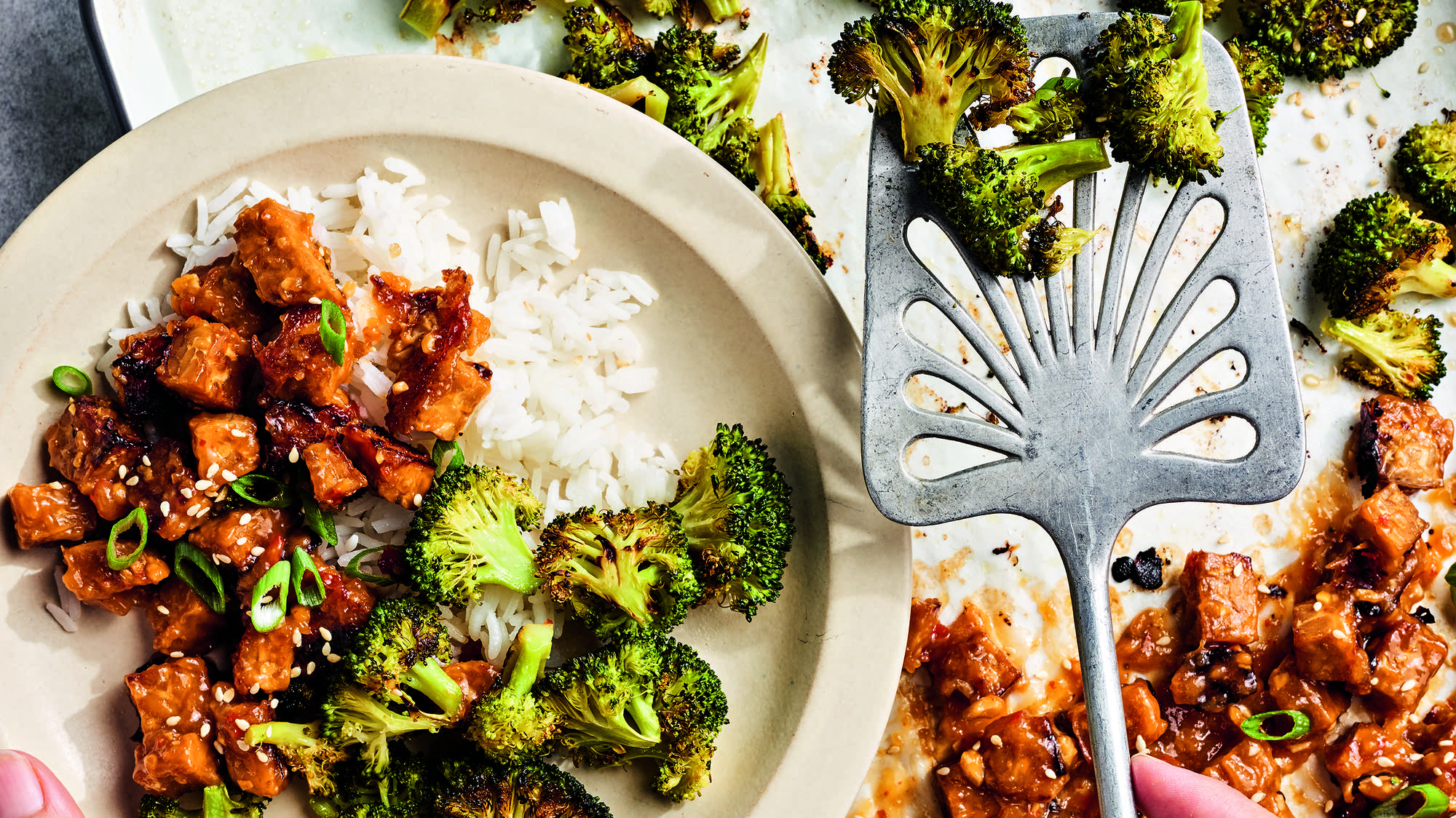 WNK_Sheet Pan Tempeh & Broccoli from Skinnytaste High Protein