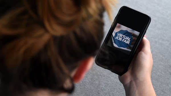 First-time unemployment claims are down slightly from the week before.