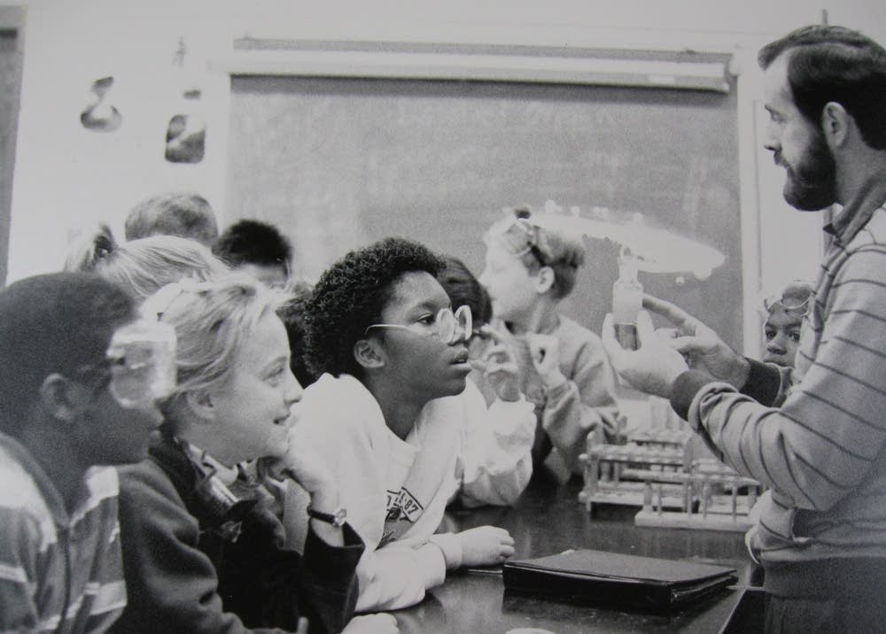 Teacher Steve Johnson.