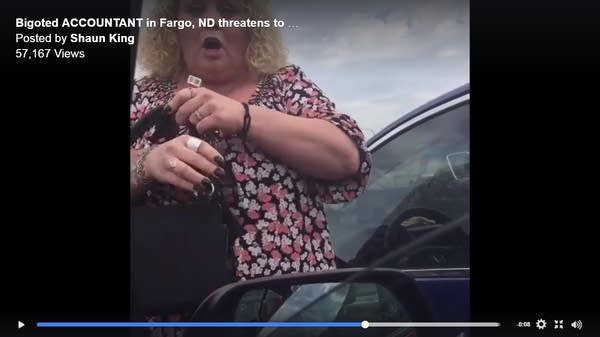 Woman threatens Somalis in Fargo parking lot