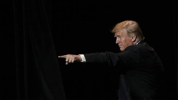 President Donald Trump at the National Association of Realtors legislative meetings and trade expo on May 17 in Washington, D.C.