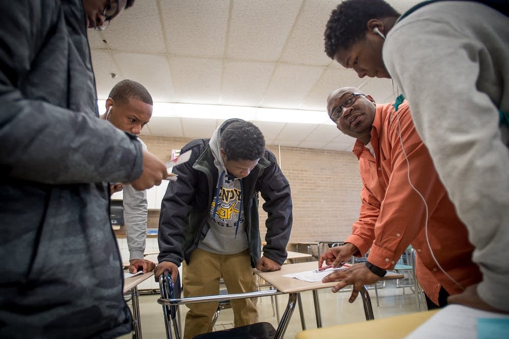 Raheem Simmons, student advocate at Kennedy