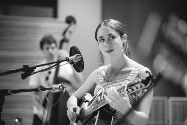 Sarah Jarosz in the Radio Heartland studio
