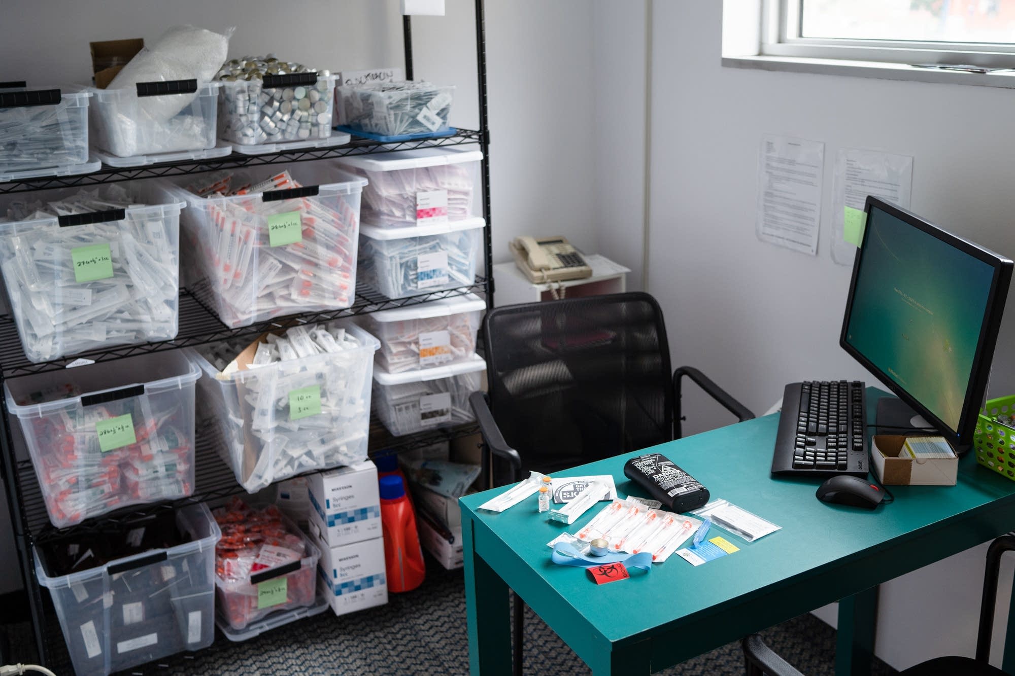 The Ramsey County Public Health Center Syringe Services Program office.