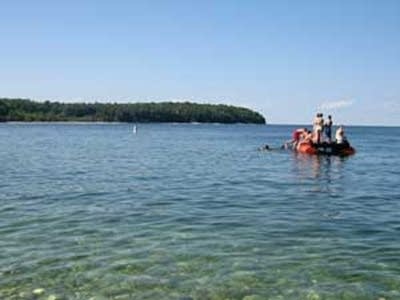 Lake Michigan beach