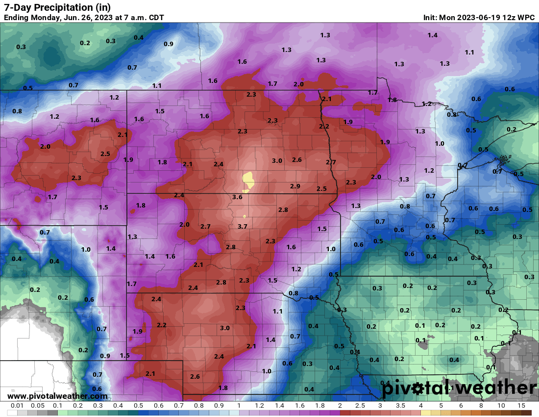 168 hr QPF