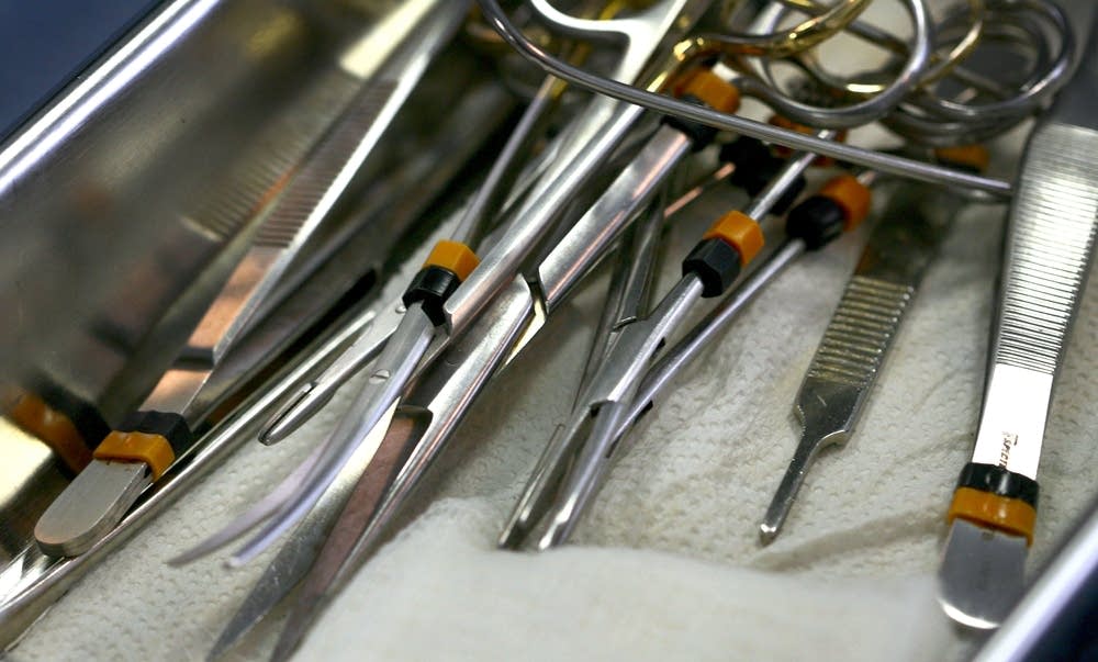 Surgical tools in the mobile clinic