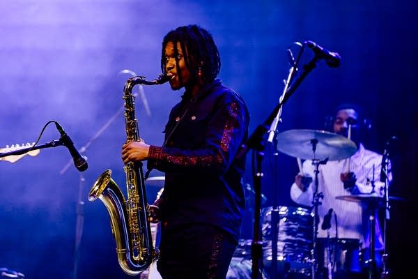 the band lasalle performing on stage