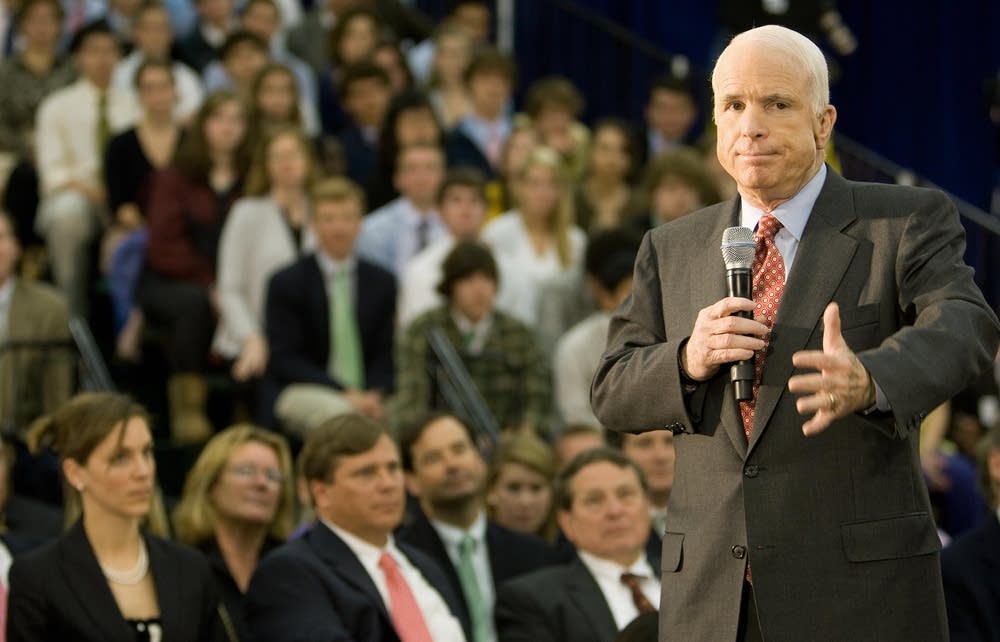 Republican presidential candidate John McCain