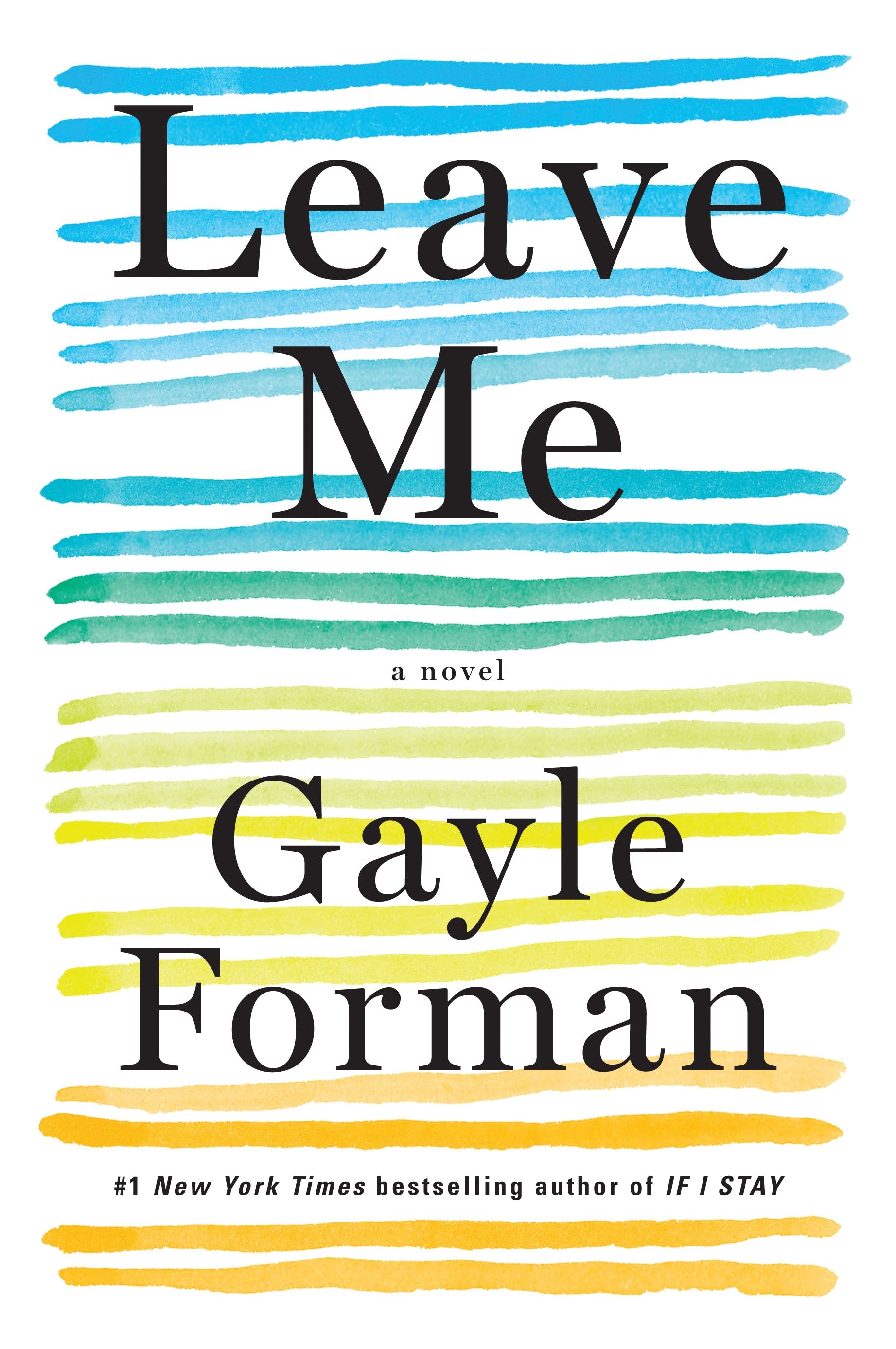 "Leave me" book cover