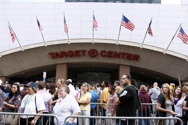 Target Center crowd