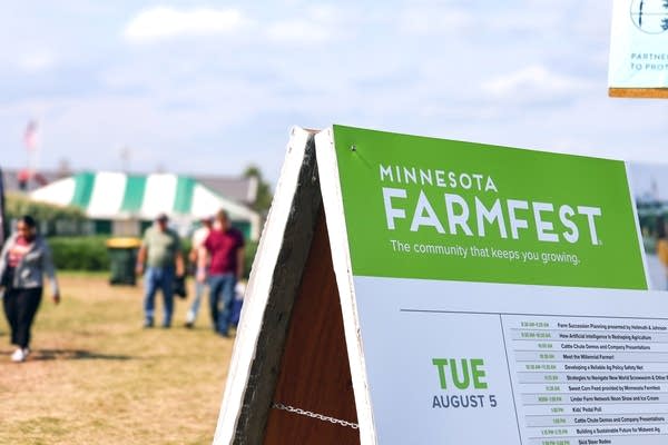 56bb04-20250806-farmfest-600 MN Reps discusses the budget bill and negatives in Farmfest