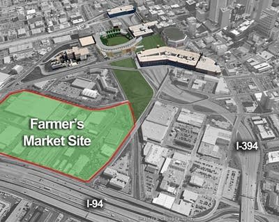 Farmer's market stadium site